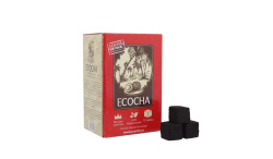 Уголь кокосовый Ecocha 25мм (1 кг) 