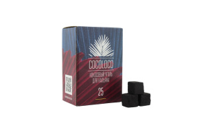 Уголь кокосовый CocoLoco 25мм (1 кг)